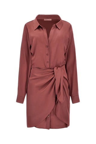 Robe trompe-l'œil - Vieux rose