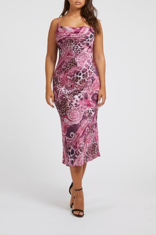 Robe longue - Rose et violet