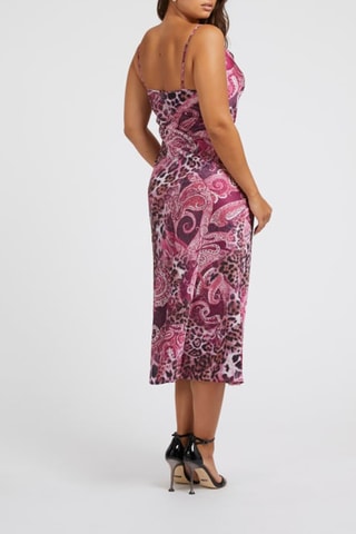 Robe longue - Rose et violet