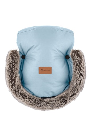 Moufles de poussette fourrées Furry - Bleu