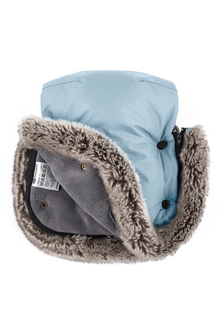 Moufles de poussette fourrées Furry - Bleu