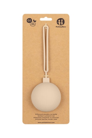 Siliconen Fopspeendoosje - Zandkleurig - Vanaf de Geboorte