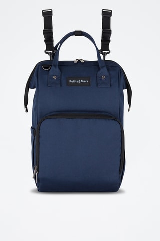 Sac à dos à langer - Bleu marine et noir