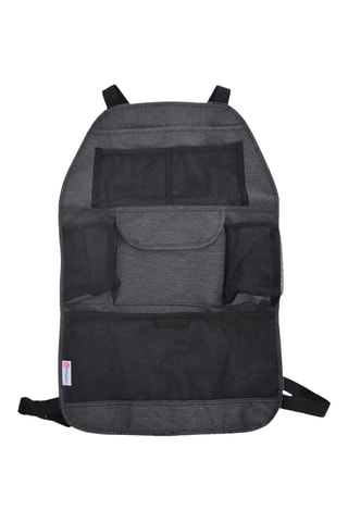 Organisateur de siège arrière - Gris foncé et noir