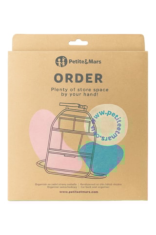 Organisateur de siège arrière - Gris foncé et noir