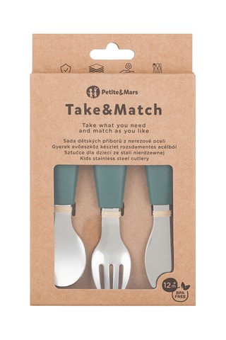 Couverts en acier inoxydable et sans BPA - Dès 12 mois