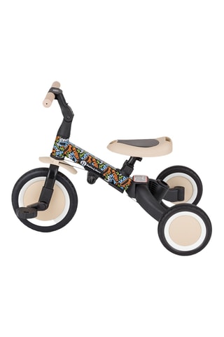 Tricycle multifonction - Beige et noir - Dès 18 mois - Jusqu'à 25 kg
