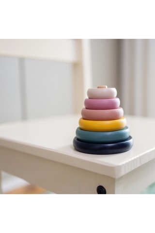 Empilable en teck - Dès 36 mois