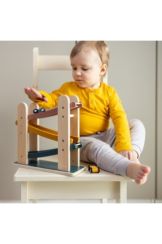 Toboggan pour voiture en teck - Dès 18 mois