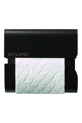 Dérouleur papier-toilette Minimali - Noir
