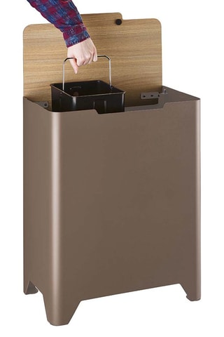 Poubelle de tri sélectif Tribak Signature - 2 x 20 l