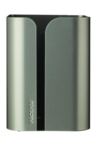 Porte rouleau essuie-tout Subtil - Gris galet