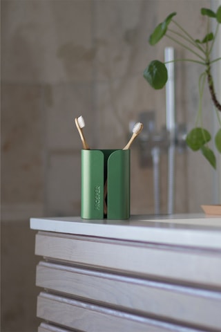 Porte-brosse à dents Indus - Vert