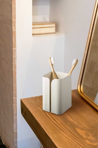 Porte-brosse à dents Indus - Blanc