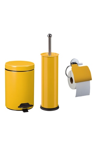 Ensemble salle de bains / toilettes avec poubelle 3L et accessoires