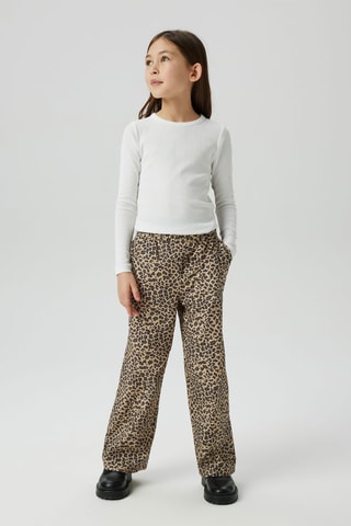 Relaxed Fit Broek - Beige - Name it Kids