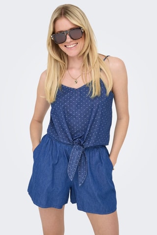 Geknoopt Spijkerhemd - Blauw 