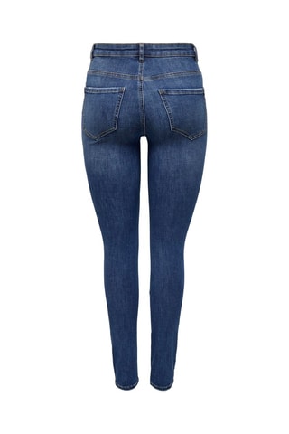 Jean skinny skinny taille haute - Bleu foncé