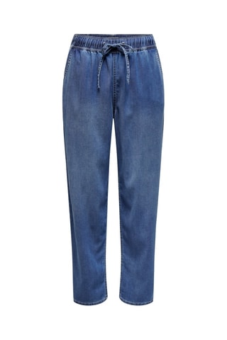 Jeans Hoge Taille - Marineblauw