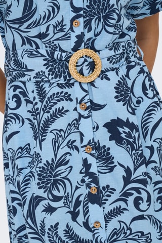 Blouse-jurk - Lichtblauw