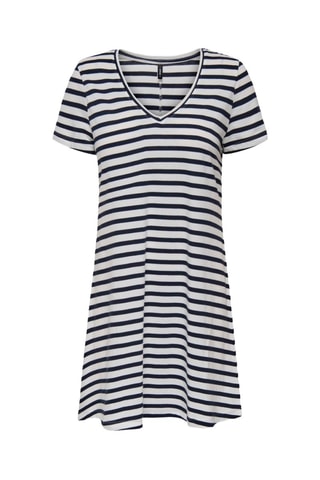 Trapezium Jurk - Wit