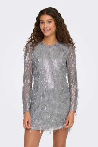 Korte Jurk - Zilverkleurig