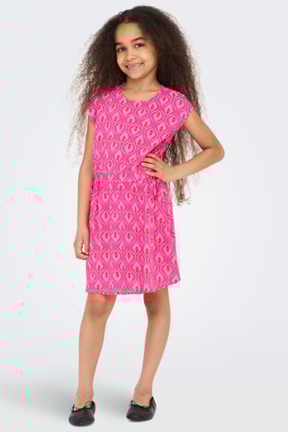 Mouwloze Jurk - Fuchsia - Kids Only