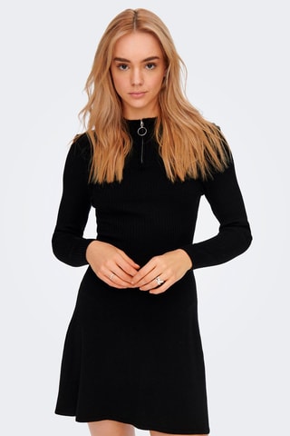 Trui-jurk Zwart