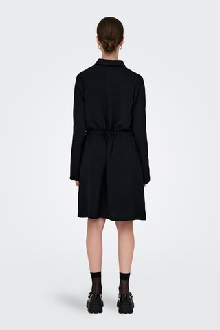 Blouse-jurk regular - Zwart