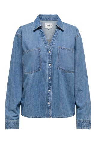 Spijkerblouse - Donkerblauw