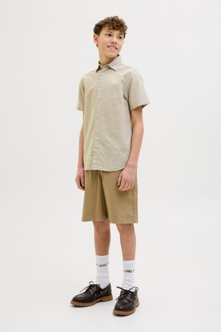 Linnen Overhemd - Lichtgrijs - Jack & Jones