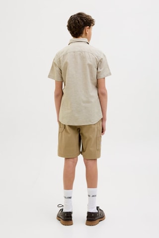 Linnen Overhemd - Lichtgrijs - Jack & Jones