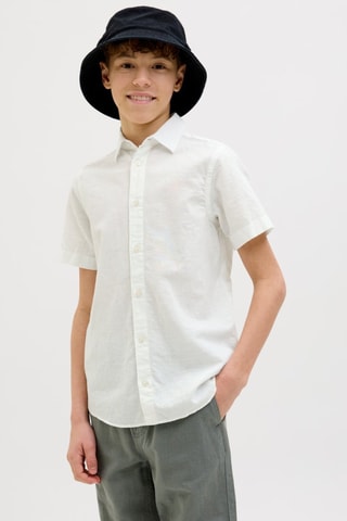 Linnen Overhemd - Wit - Jack & Jones