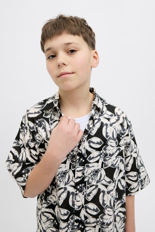 Relaxed Fit Overhemd - Zwart - Jack & Jones Junior