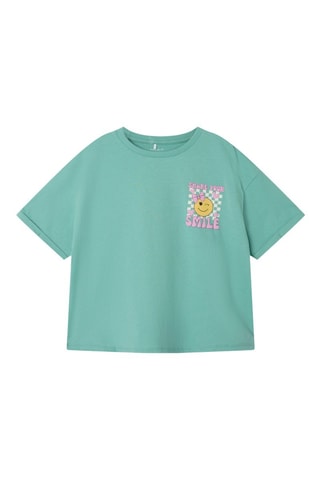 Biologisch Katoenen T-shirt - Lichtgroen - Name It