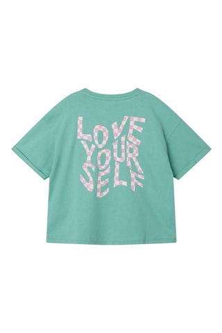 Biologisch Katoenen T-shirt - Lichtgroen - Name It