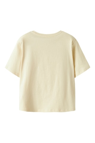 Biologisch Katoenen T-shirt - Lichtbeige - Name It