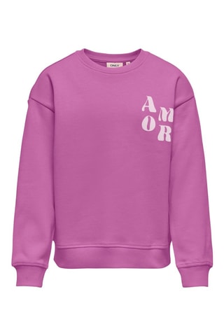 Biologisch Katoenen Sweater - Paars - Kids Only