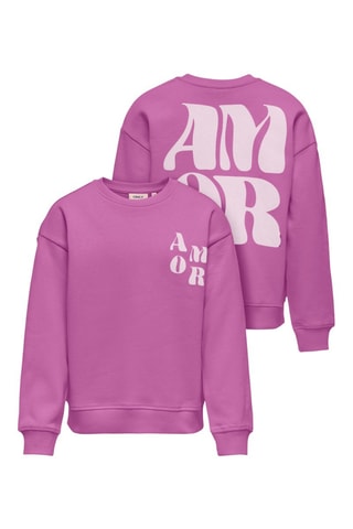 Biologisch Katoenen Sweater - Paars - Kids Only