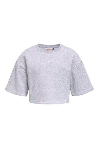 Sweater Regular Fit - Gemêleerd Grijs - Kids Only Girl