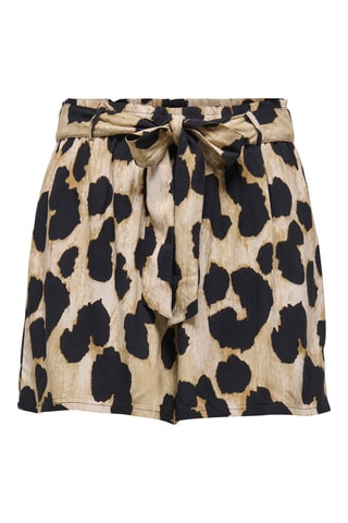 Short Hoge Taille - Beige en Zwart