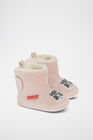 Chaussons fourrés - Rose