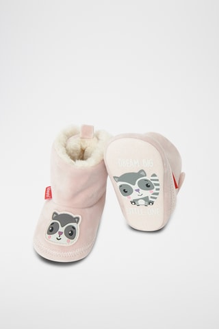 Chaussons fourrés - Rose