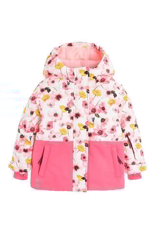 Veste de ski Fuchsia et jaune