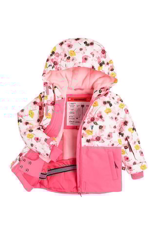 Veste de ski Fuchsia et jaune