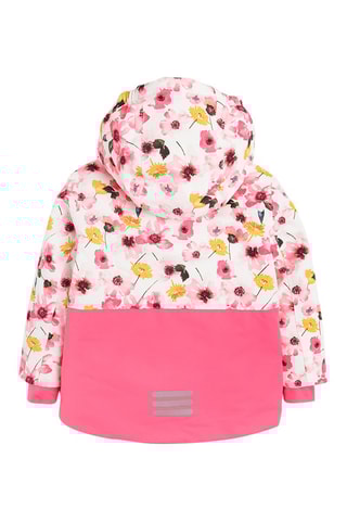 Veste de ski Fuchsia et jaune