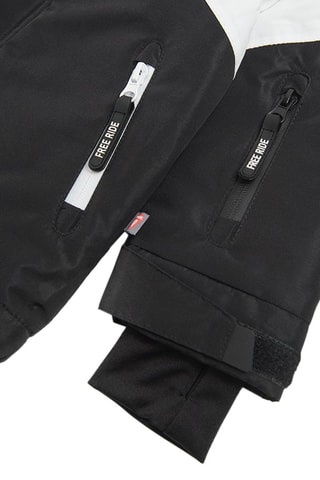 Veste de ski Blanc et noir