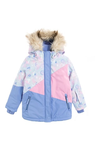 Veste de ski Bleu cobalt et fuchsia