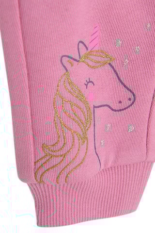 2 joggings - Rose et violet