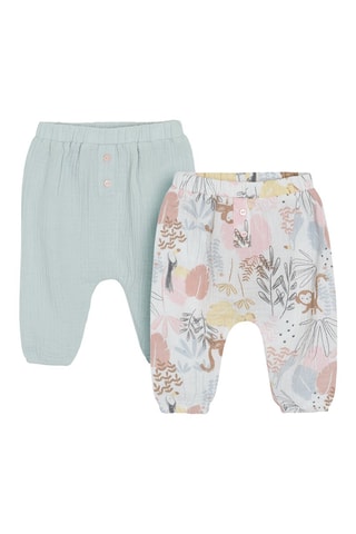 2 joggings - Vert et blanc